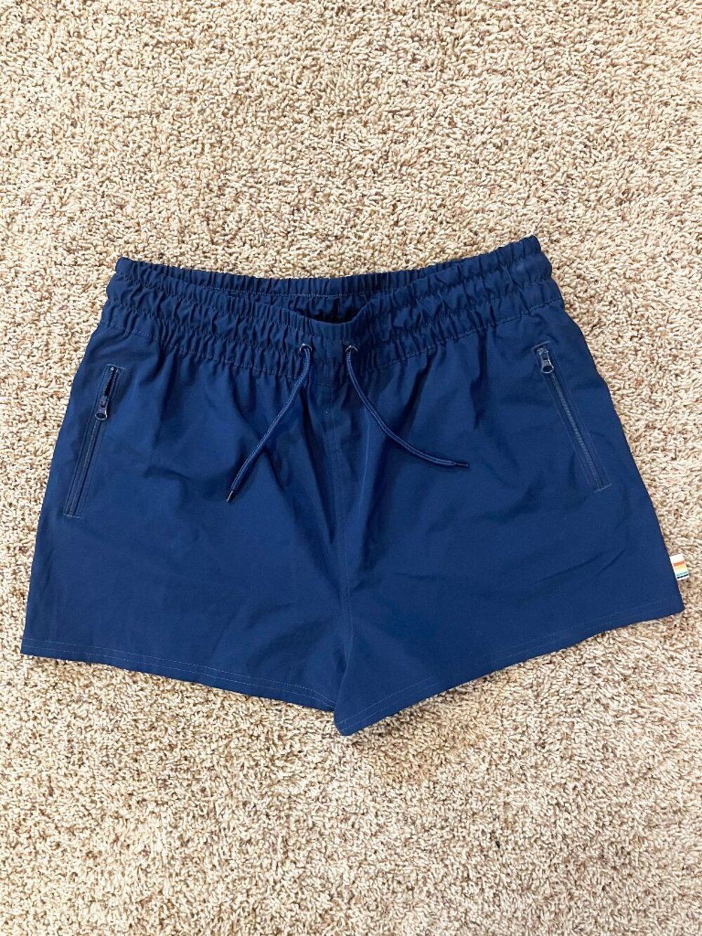 Ocean Pacific OP Navy Swim Shorts Women’s M Quick Dry Beach Athletic
